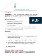 Repair Guard (Fibre Reinforced Repair Mortar)