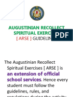 Augustinian Recollect Spiritual Exercises (Arse) Guidelines