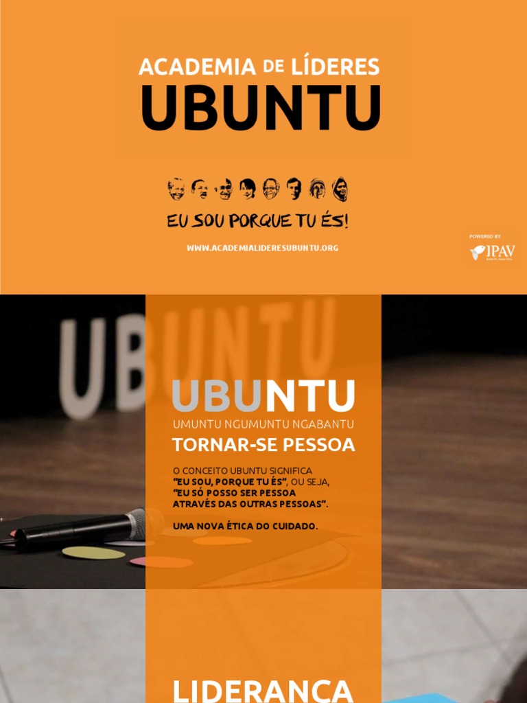 Academia de Líderes Ubuntu: Ética e Formação | PDF | Desenvolvimento ...