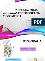 Equipos y Herramientas Utilizadas en Topografia y Geometica