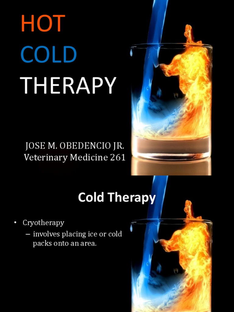 Hot and Cold Therapy PDF Clinical Medicine Medical Specialties