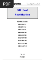 SD Card Specification: Model Name