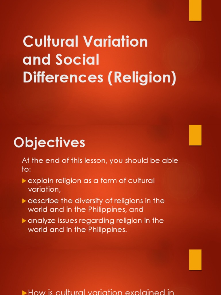 Cultural Variation and Social Differences (Religion) | PDF | God ...