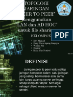 Kelompok 1 Peer To Peer Lan & Adhoc