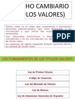 Derecho cambiario: fundamentos y clasificación de títulos valores