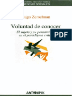 Hugo Zemelman - Voluntad de conocer (2005, Anthropos).pdf