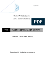 Tarea Reconstrucción Lingüística de Emociones