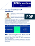 Clerance in bearing