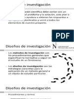 Diseño de Investigación no experimental