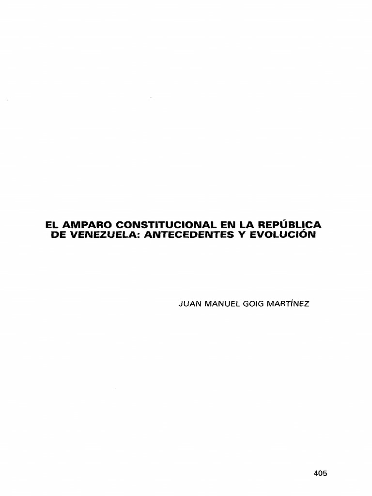 Amparo PDF | PDF | Caso de ley | Derecho Constitucional