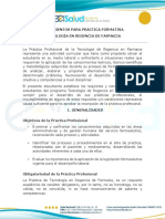 Lineamientos Prctica Profesional Regencia de Farmacia 2020