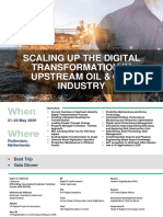 BROCHURE Scaling Up The Digital Transformation in Upstream Oil & Gas Industry Forum (Draft)