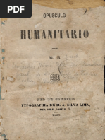 OPUSCULO HUMANITARIO
