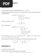 McMaster Math 3H03 Assignment 2