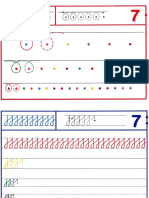 Fichas Grafomotricidad Trabajamos La Grafia de Los Números Parte 4 PDF