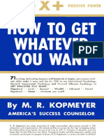 How To Get Whatever You Want PDF