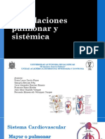 Circulaciones pulmonar y sistémica