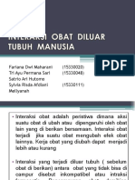 Interaksi Obat Diluar Tubuh Manusia