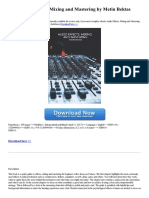 Audio Effects Mixing and Mastering PDF