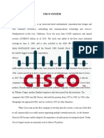 Cisco System: Cisco Systems, Inc. Is An American-Based Multinational Corporation That Designs and