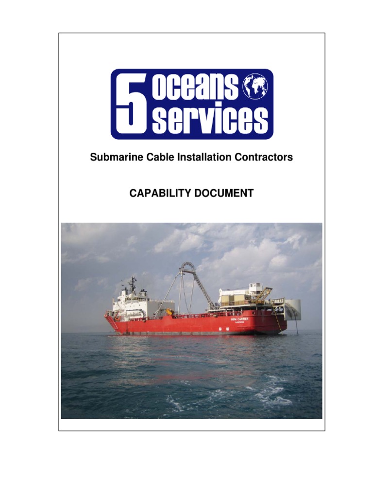 Submarine Cable Installation Contractors | PDF | Subsea (Technology ...