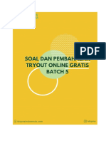 Kunci Jawaban Tryout Gratis Batch 5 PDF