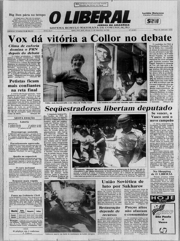 Per761036 1989 22520 PDF | PDF | Brasil | Governo, image size:768x1024