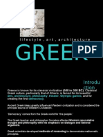 Greek: Lifestyle, Art, Architecture