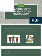 0 APRENDIZAJE Y LA INSTRUCCIÓN