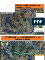 MAPA DE RIESGO HELADAS, LLUVIA