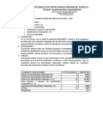 Formato de Informe de Labores Del Primer Quimestre Año Lectivo 2019