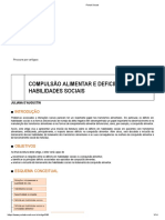 Compulsão Alimentar e Deficiências