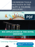 7.3 Mis in The Hotel Industry