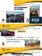 Asequibilidad Del Transporte Público en Colombia