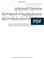 Agnus Dei - JMJ2013 PDF