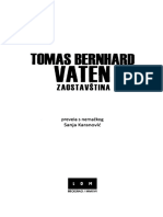 Tomas Bernhard - Vaten Zaostavstina
