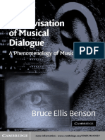 Bruce Ellis Benson - The Improvisation of Musical Dialogue_ A Phenomenology of Music (2003, Cambridge University Press).pdf