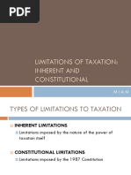 Limits To Taxation