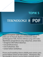 Materi Teknologi Beton