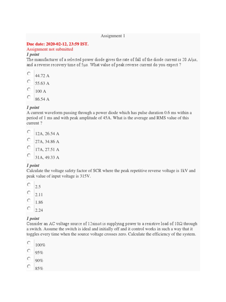 Advance Power Electronics and Control Circuit Diagram