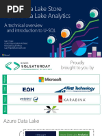 Azure Data Lake and U-SQL