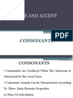 Voice and Accent: Consonants