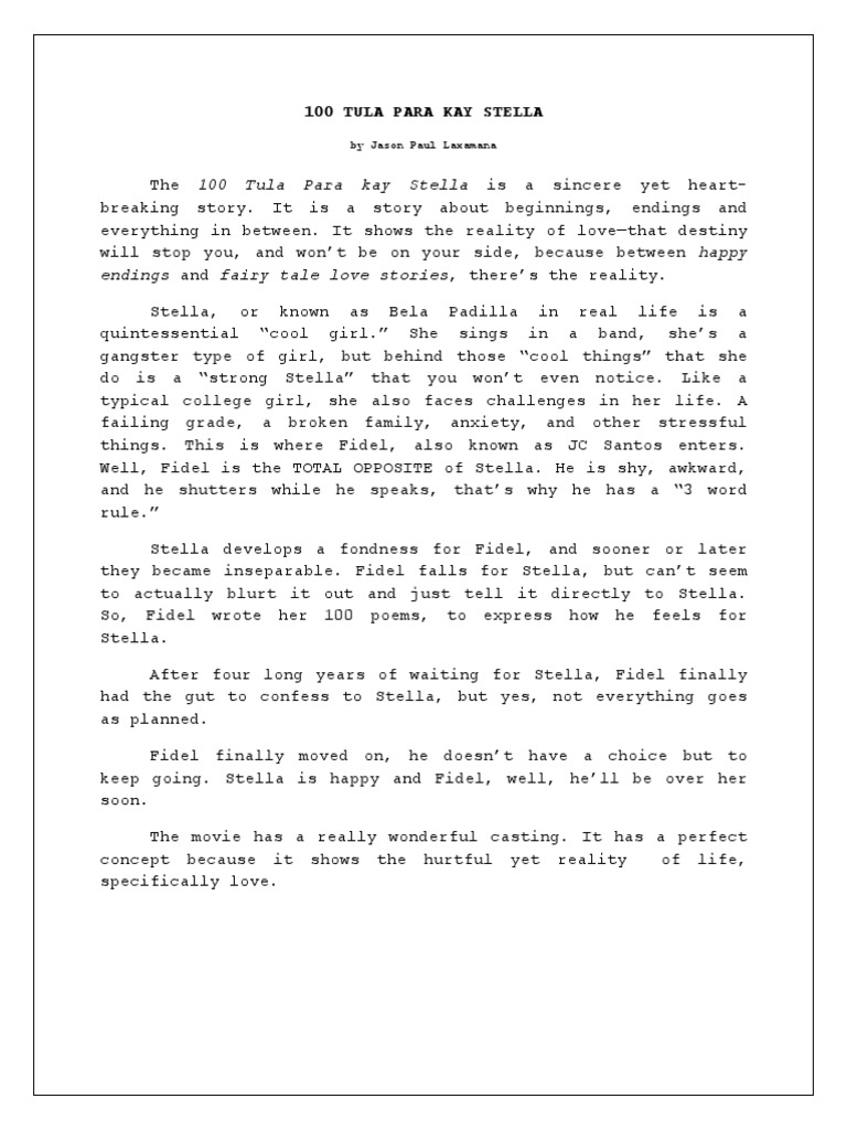 100 Tula para Kay Stella PDF
