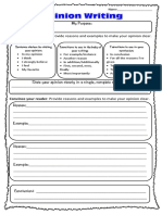 opinion graphic organizer legal size