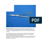 Metzenbaum Scissors Are Surgical: Scissors Tissue Tungsten Carbide