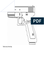 Plantilla Glock17 Cartón Señor Llega