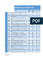 IMC Product Price List PDF