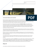 Comandos Básicos de AutoCAD Comandos Autocad PDF