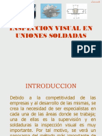 Inspeccion Visual en Uniones Soldadas Base