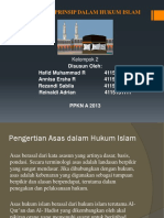 Asas Dan Prinsip Dalam Hukum Islam